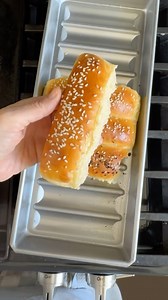 Heather Thomas | Bread Recipes on Instagram: "Comment for the link and I’ll send you the bread recipe too! There’s really nothing quite like homemade bread to level up any meal, even when it’s a hot dog!🌭 This pan from @usa_pan will become one of your favorites!! Follow @thatbreadlady for more yummy bread recipes and baking tips!!👩‍🍳🍞 #homemadebread🍞 #bakedfromscratch #breadrecipes"