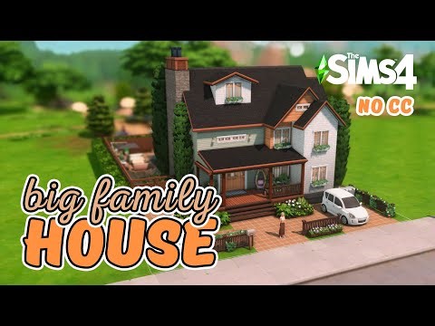Big Family House 🏡✨ The Sims 4 Speed Build with Lofi | NO CC