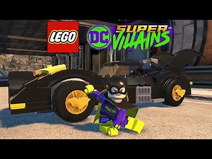 LEGO DC Super Villains Batmobile Unlock Race and Free Roam Gameplay