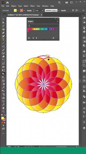 How to use Live Paint Bucket Tool in Adobe Illustrator 1/2 (Part53)