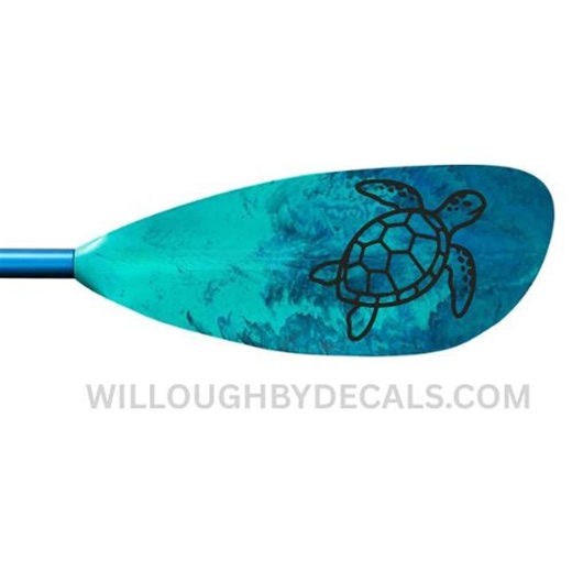 Kayak Sea Turtle Vinyl Decal Sticker - Etsy