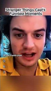 Stranger Things Cast's Funniest Moments