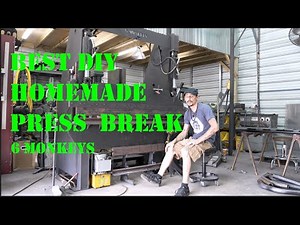 The BEST DIY Homemade Press Break Overview (Fab files in description) | 6 Monkeys