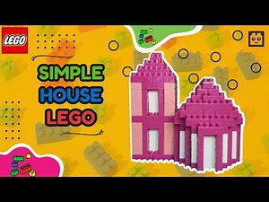 DIY - How To Make a Home Christmas - Mini House And Tower With Lego Block