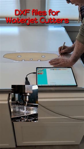 Logic Trace System by The Logic Group on Instagram: "Waterjet CNC cutters are great machines. The very first step in the cutting process is having a vector file to load into CAD CNC software. When no file is available Creating files from parts, templates, and patterns can be time consuming. Logic Trace was designed to provide a quick and accurate way to create DXF files by placing a part or pattern on a Logic Trace electronic board and tracing the outline with a pen stylus or crosshair cursor. T
