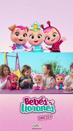 Descubre las nuevas Cry Baby Dressy: Muñecas interactivas con pelo real y vestidos adorables