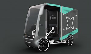 EAV 2Cubed 4-Wheeled E-Cargo Bikes Could Replace Urban Delivery Vans - CleanTechnica