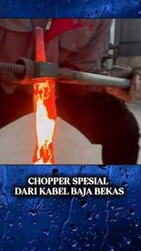 (Part 4) SPECIAL CHOPPER MADE FROM STEEL CABLE#inspirationalstories