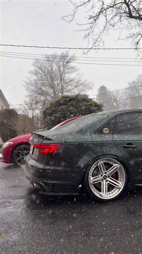 Audi S4 Quattro: Snow Adventures with a Bagged Setup