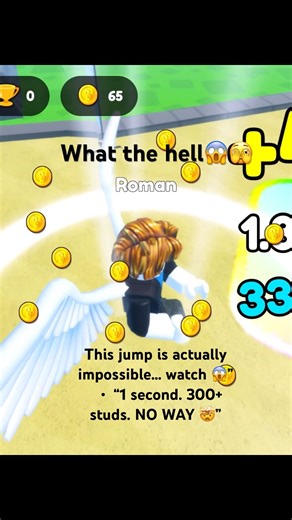 “INSANE Roblox Speed Jump 😱 1.86s Me 338+ Studs!? World Record Try! 🚀”#roblox #shorts