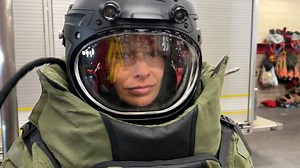 First female bomb tech makes firefighting history