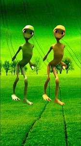Dame tu cosita Green alien dance #funny #ytshorts #calmdown