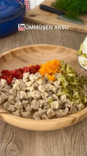 Mantı salatası nasıl yapılır / Dumpling Salad / yemek tarifleri / salata tarifleri