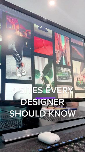 Stay ahead of the game and use these 4 sites to aid your inspiration! #mondaymedia #designtok #tech #techtok #coolors #saveeit #fontjoy #rotato #designer #webdesign #ideas #photoshop #smallbusiness