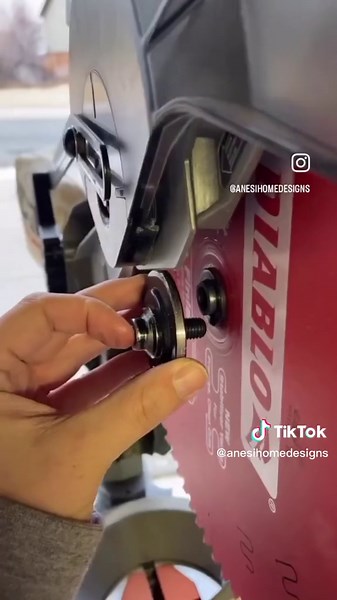 Don’t be intimidated - watch this video for all the details you need to switch out your miter saw blade! I have the @ridgidpowertools 12” sliding compound miter saw - Model R4222 ✨ #mitersaw #saw #sawblade #blade #powertools #tools #ridgid #ridgidtools #ridgidpowertools #doityourself #diy #howto #tutorial #womenwhobuild #diyproject #diyvideos #howtovideo #tutorialvideo #diytutorial #diytips #diyer #diyskillshare @ridgidtools
