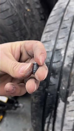 Flat tire on the highway? Don’t panic.This tiny tire repair nail seals punctures in #tirerepair #diy