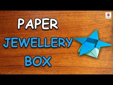 Learn How To Make Jewellery Box Using Paper | Origami For Kids | Periwinkle