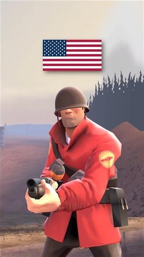 TF2 ‘SPY!!’ in Different Languages - Soldier #tf2 #teamfortress2 #shorts #gaming