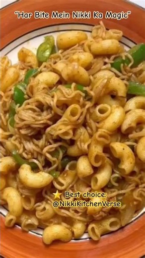 Maggi Macaroni 🍝 5 Min Mein Super Tasty Recipe 😍 #trending #viral #shorts