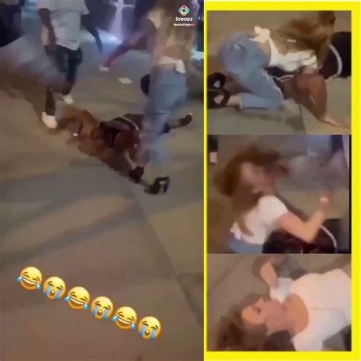 🚨Imagens chocantes mostram uma mulher branca tentando defender seu amigo negro de um grupo de outros homens negros.Ele está caído no chão quando ela tenta protegê-lo e um homem negro a atinge no rosto com uma pistola!Não está claro o que iniciou a confusão, mas claramente passou dos limites.Esse comportamento é animalesco e precisa parar!