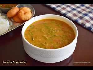 Drumstick Leaves Sambar Recipe | Murungai Keerai Sambar