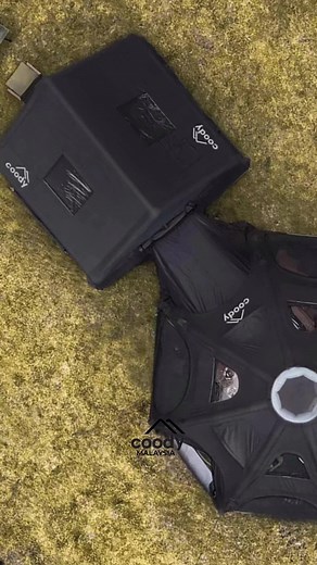 Coody Aurora Dome Black and 8.0 Pro Black Tent at Seri Kembangan, Selangor