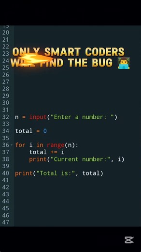 can you find the bug #coding #python #pythontips #correctcoding