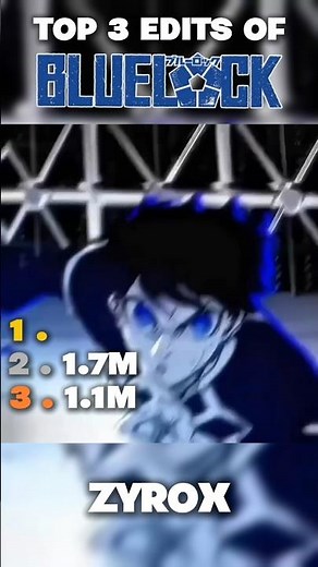 TOP 3 UNREAL Blue Lock Edits 🥶 | Ranked #viral #anime #prime #bluelock #top #fypシ #edit