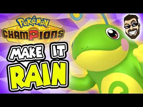 RAIN TEAM DOMINATION 🌧️ Building & Battling in Pokemon Champions Competitive!