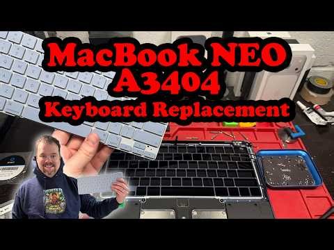 I Broke the Keyboard During Repair 😬 MacBook Neo Full Guide