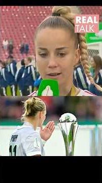 Danke Poppi ❤️⚽️ Giulia Gwinn and Klara Bühl DFB Pokal Final Champions Bayern Munich Frauen Fussball