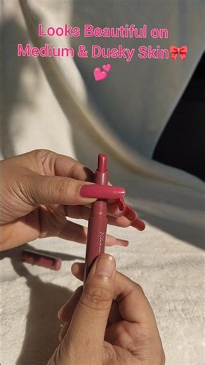 pink nude lipstick for Dusky & medium skin tone||₹200#shorts#viral#trending#shortsfeed#aesthetic
