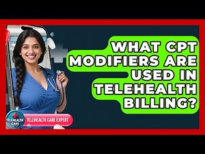 What CPT Modifiers Are Used In Telehealth Billing? - Telehealth Care Expert