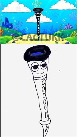 very very very beautiful background in end 😱😱😱😨clarinet (from squidward clarinet ) #sprunki #fyp