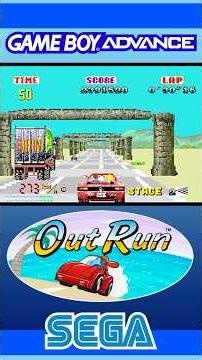 GBA OutRun ゲームボーイアドバンス版 ショート動画