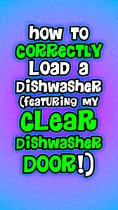 How to load a dishwasher for best results, featuring my clear dishwasher service door! #dishes #dishwasher #HowToLoadADishwasher #WomenInTrades #Tradeswoman #clean #cleaning | Renae the Appliance Repair Tech / renduh