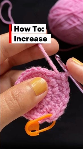 How to do increase in crochet ✨