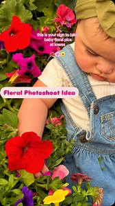 The cutest and easiest photo op idea! Take your baby to any nursery, and sit them in a cart surrounded by flowers 💐 | Brush Me Off