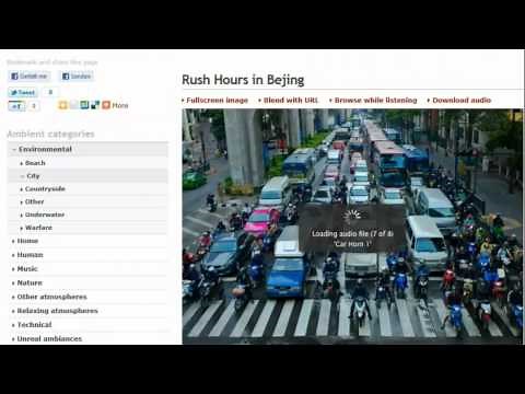 Create online background audio and ambient atmospheres with ambient-mixer.com