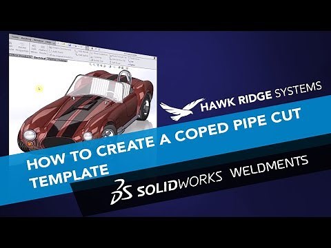 SOLIDWORKS Weldments: How to Create a Coped Pipe Cut Template