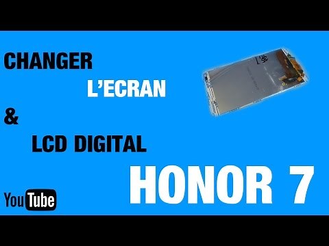Honor 7 : how to replace screen and lcd digitizer - Broken screen LCD - honor 7 screen replacement