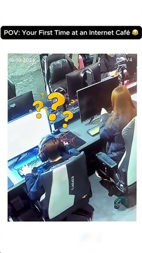 POV: First Time Going to an Internet Café 😂#cctv