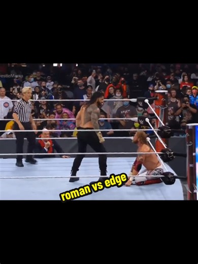 #wwe #romanreigns VS#edge 👀🤭 edge destroyed roman reigns