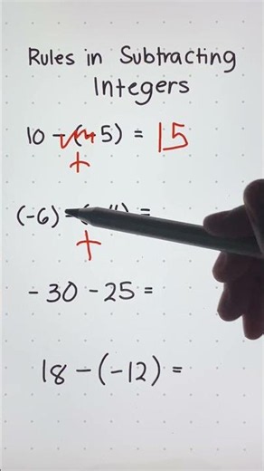 🚨 Integer Rule You Need to Know! 🚨 #maths #lifeisbutadream #mathstricks