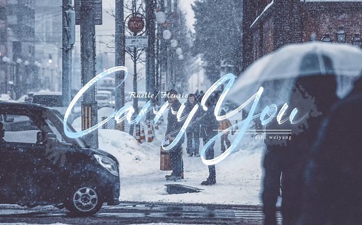 【动态歌词排版】Ι Carry You Ι “你不是孤身一人，我会一直陪伴着你” Ι 救赎向 Ι 英文歌 Ι MOV透明底格式