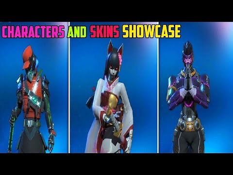 All Characters And Skins Showcase - Metal Revolution !!
