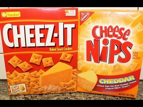 Cheez-It vs Cheese Nips Blind Taste Test