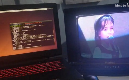 hackrf 发射模拟电视信号演示