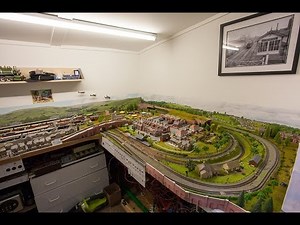 N Gauge Train Shed October 2016