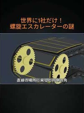 世界でたった1社しか作れない総額1億円以上の螺旋エスカレーターに隠された衝撃の技術力とは #螺旋エスカレーター #三菱電機 #ものづり #雑学